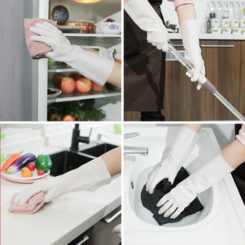 食品級(jí)丁腈洗碗手套橡膠洗衣家務(wù)廚房清潔耐磨耐用勞保